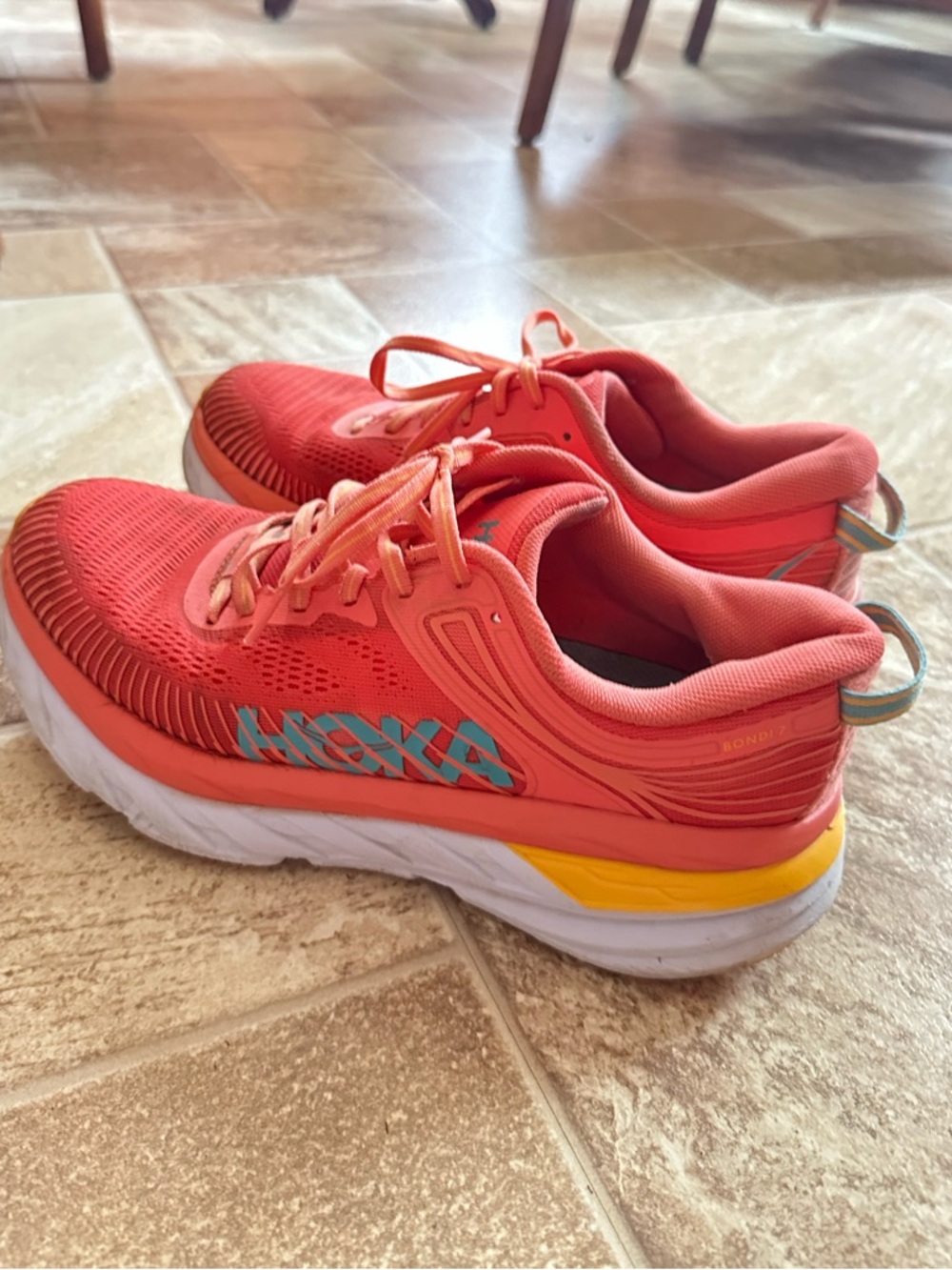 Hoka Sneakers- Vallarta Blue Phlox Pink